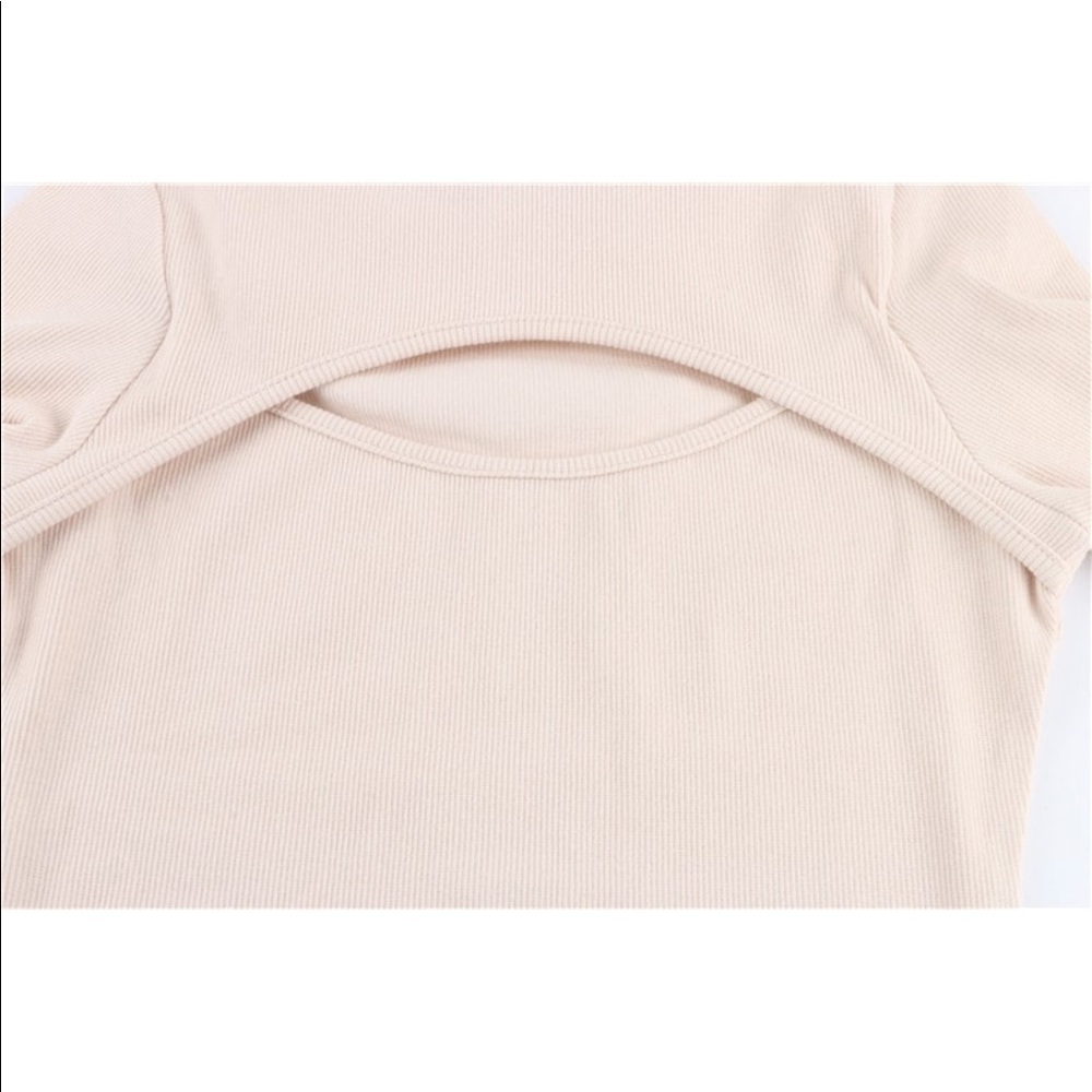 Ribbed long sleeve tee - Picture 5 of 7